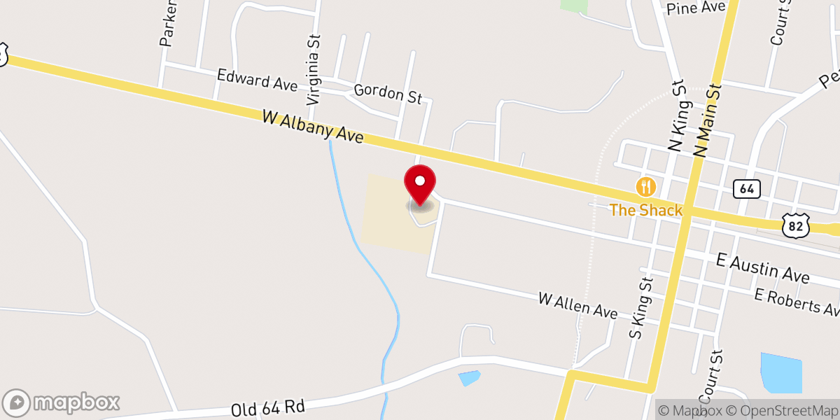Map showing location of Faith Temple Pentecostal Church