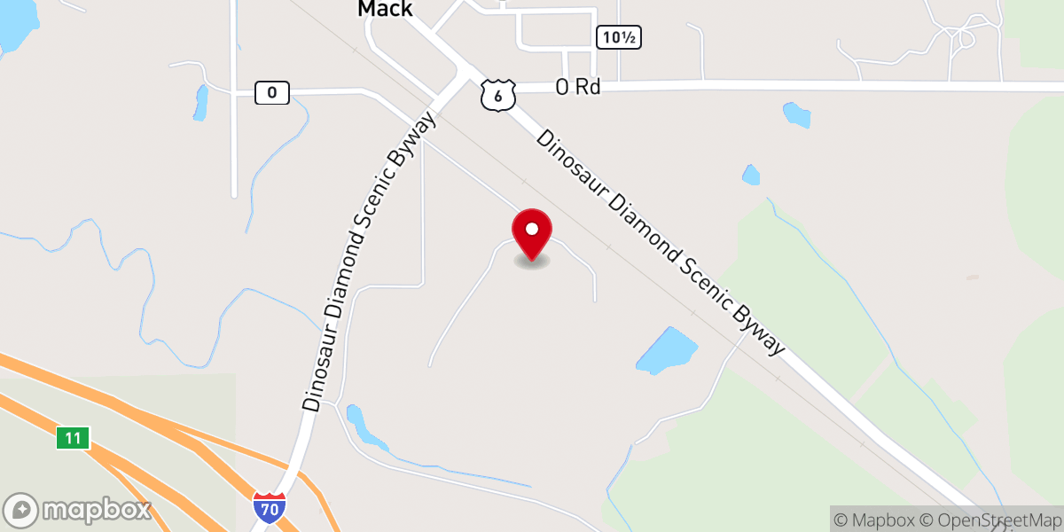 Map showing location of Country Jam Colorado