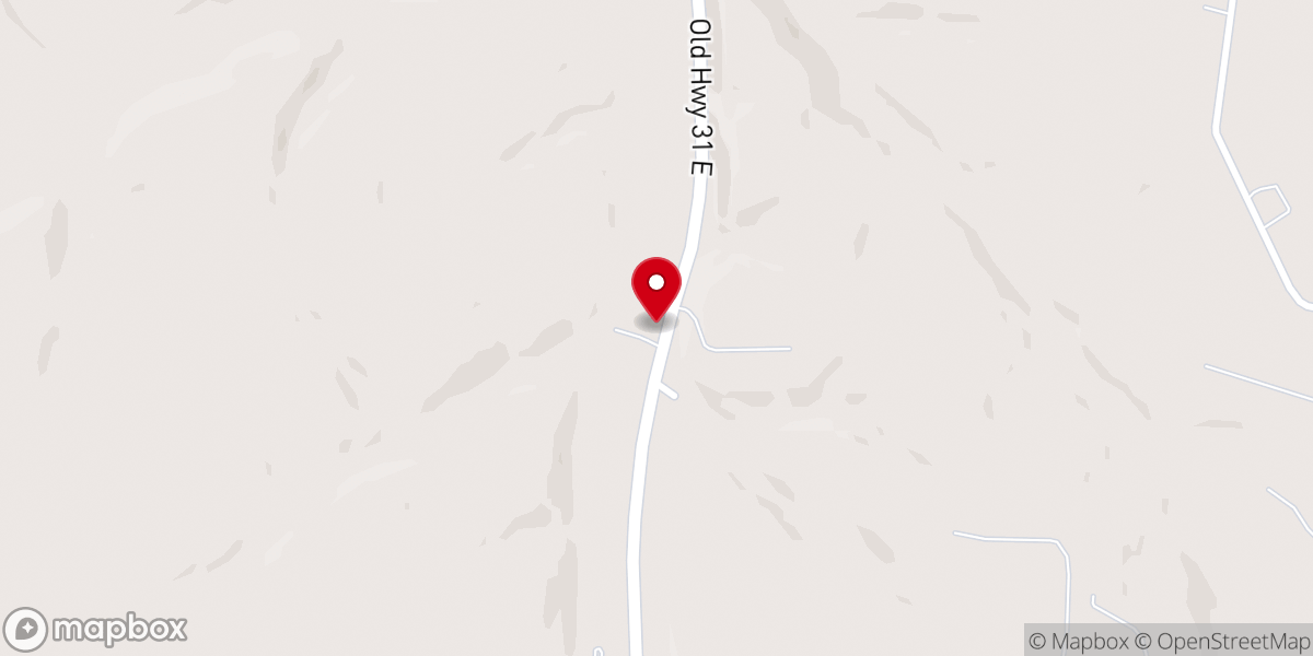Map showing location of Creekside Missionary Baptist Church