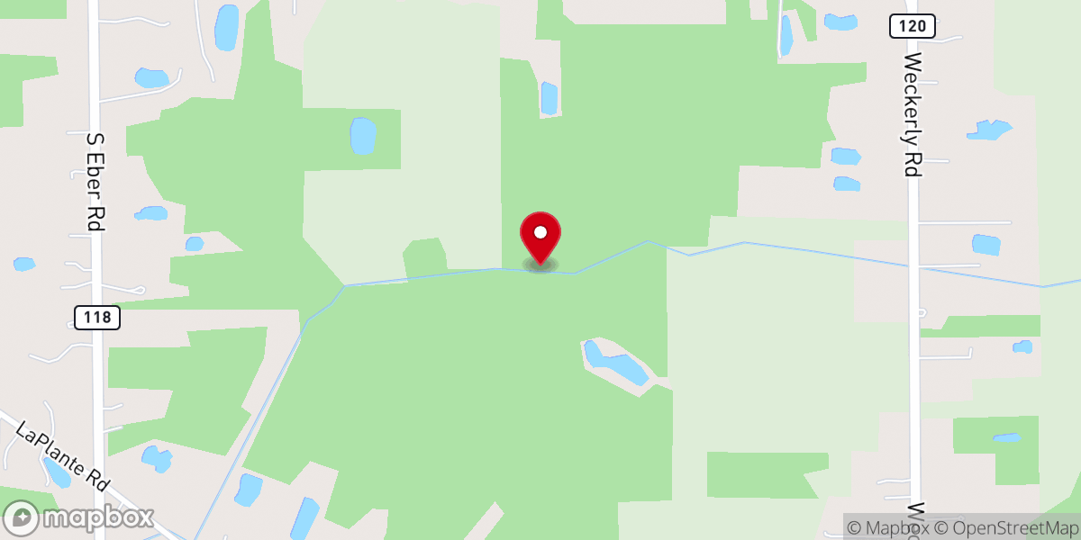 Map showing location of Second Baptist Church