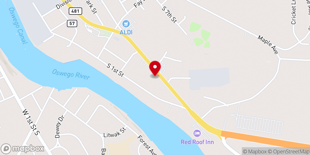 Map showing location of Believers' Chapel of Fulton