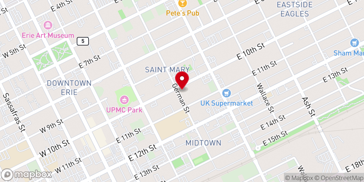 Map showing location of Community Missionary Baptist