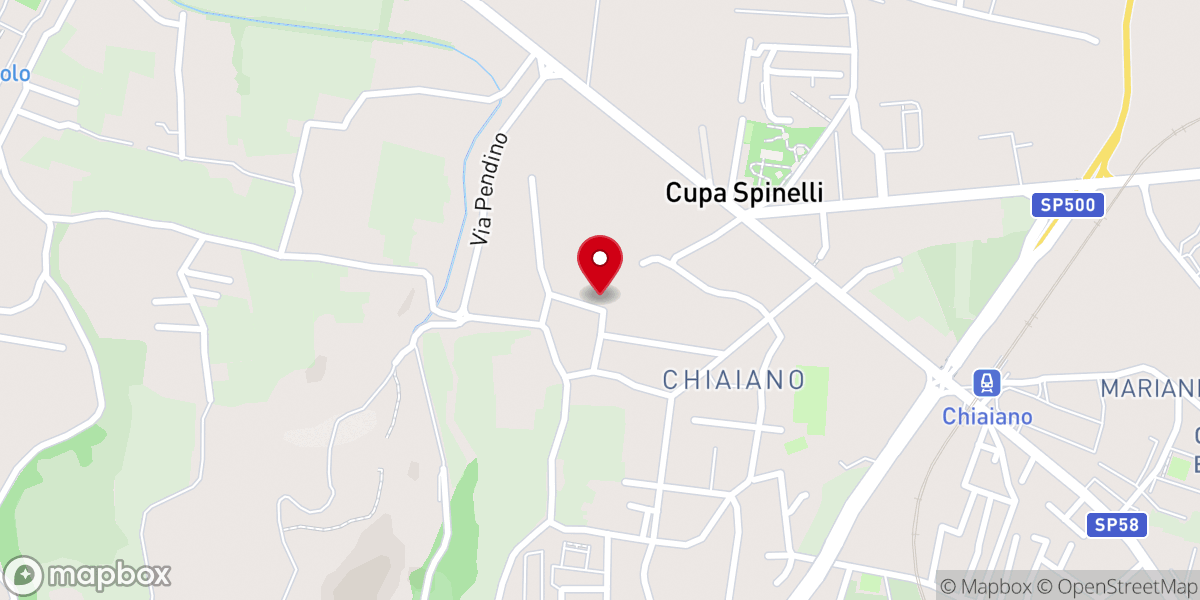 Map showing location of Parrocchia di San Giovanni Battista in Chiaiano