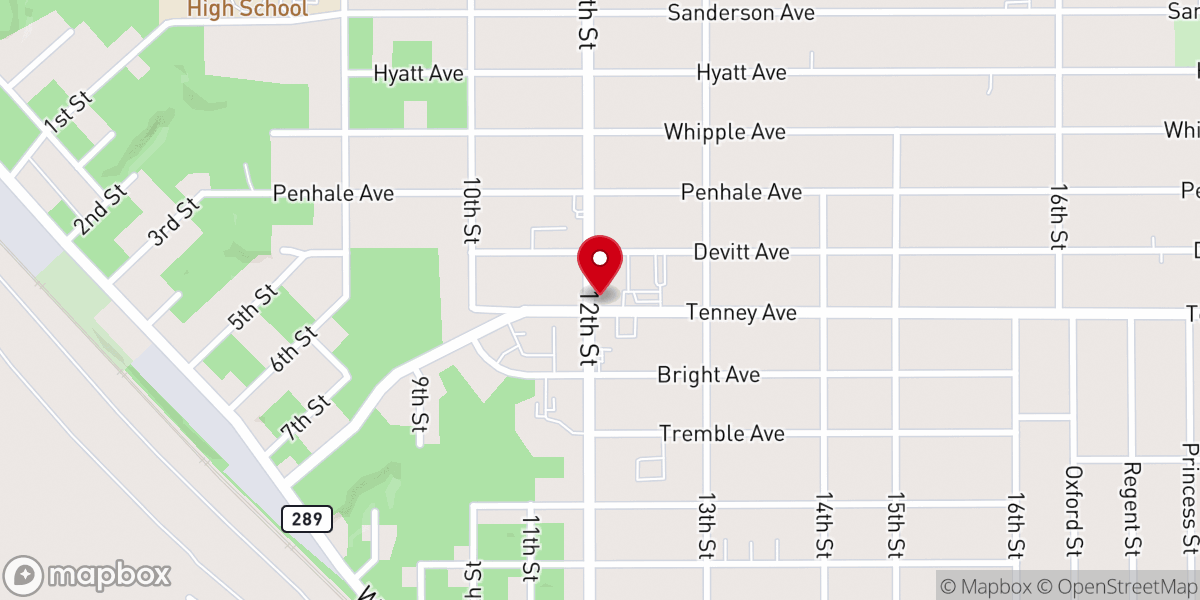 Map showing location of St Lucy Church