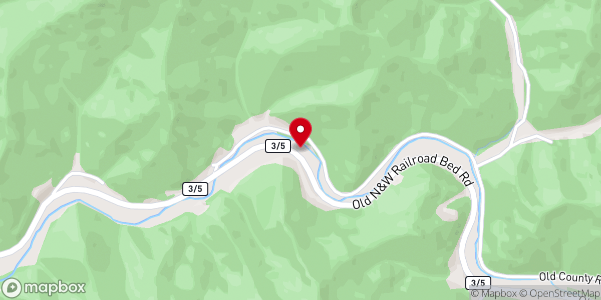 Map showing location of Samaria Old Regular Baptist Church