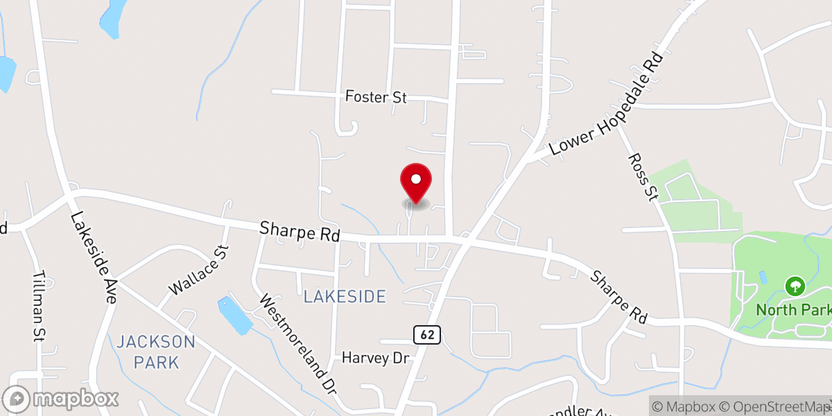 Map showing location of Pinnacle Ministries