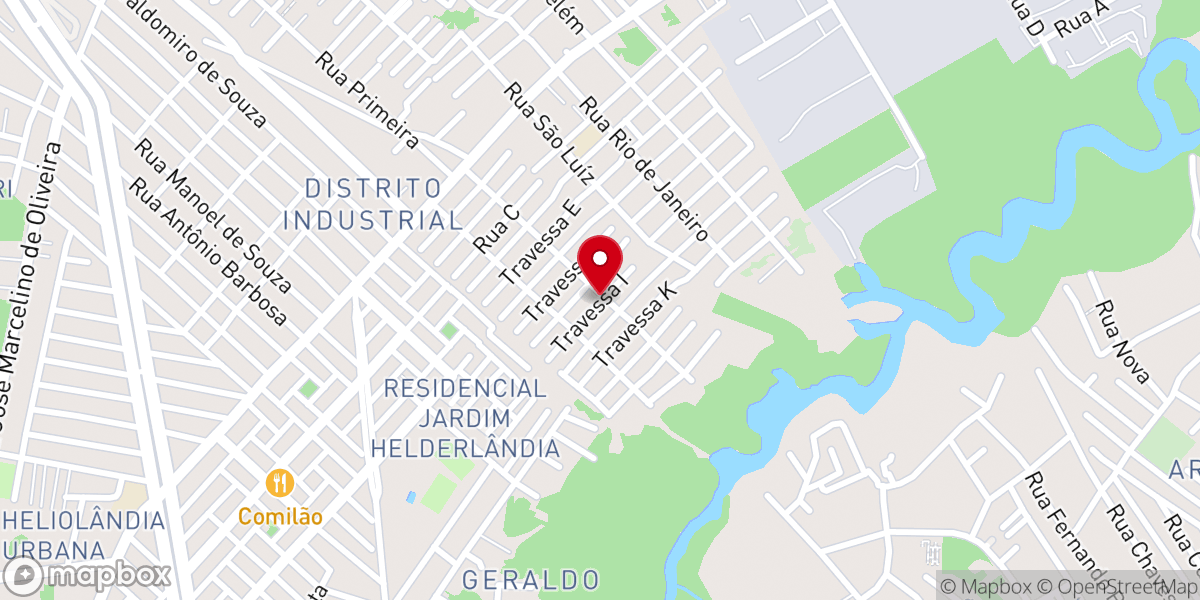Map showing location of Assembleia de Deus,Monte Moriá;Campo Nova Ananindeua
