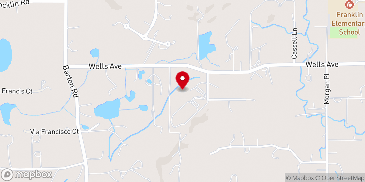 Map showing location of Marello Youth Retreat Center