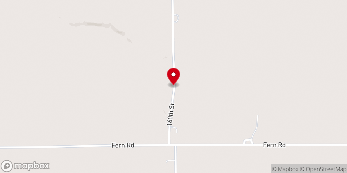 Map showing location of Pleasant Valley Church