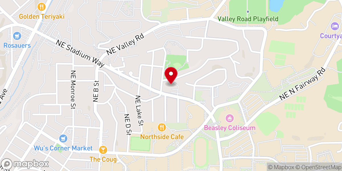 Map showing location of St. James Episcopal Church