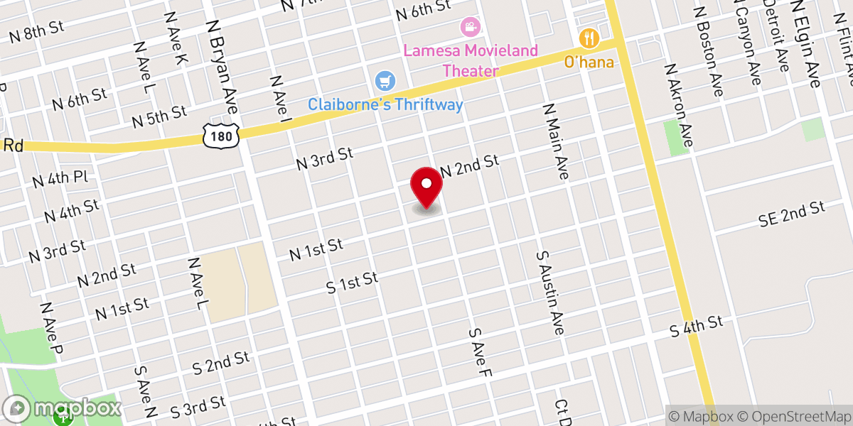 Map showing location of Mosaic Community Church