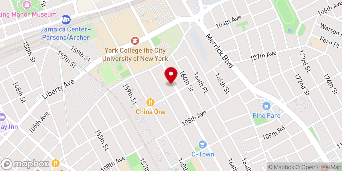 Map showing location of Inner Circle