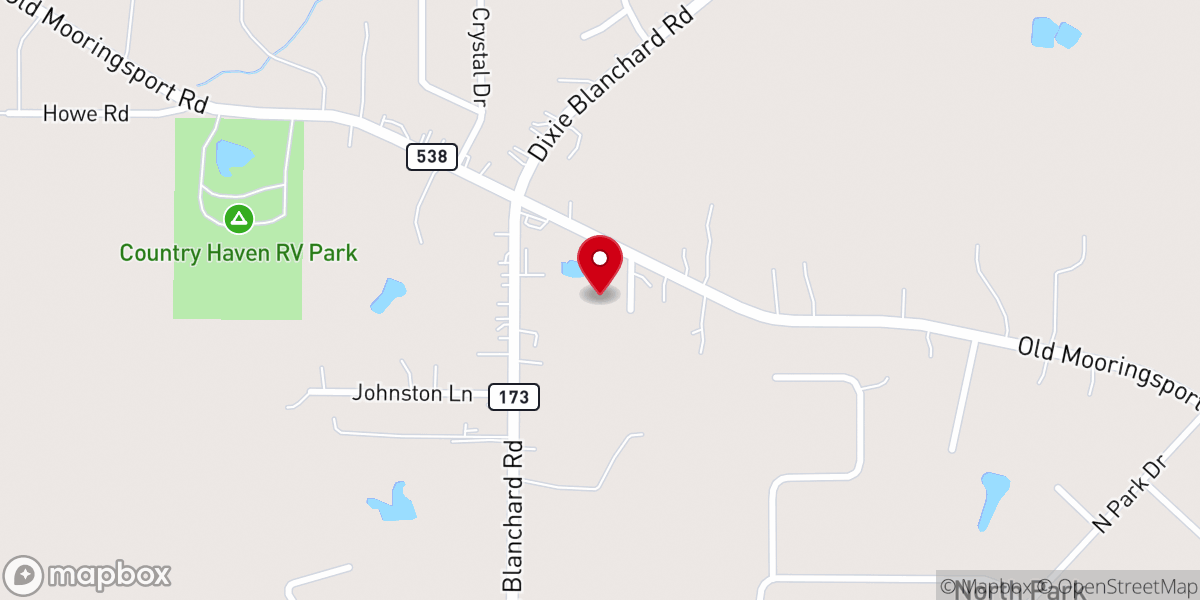 Map showing location of Upper Zion Baptist Church