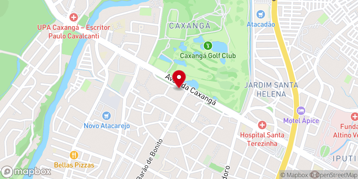 Map showing location of Igreja Batista Shalon Recife