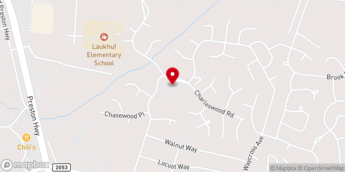 Map showing location of St Elizabeth Ann Seton