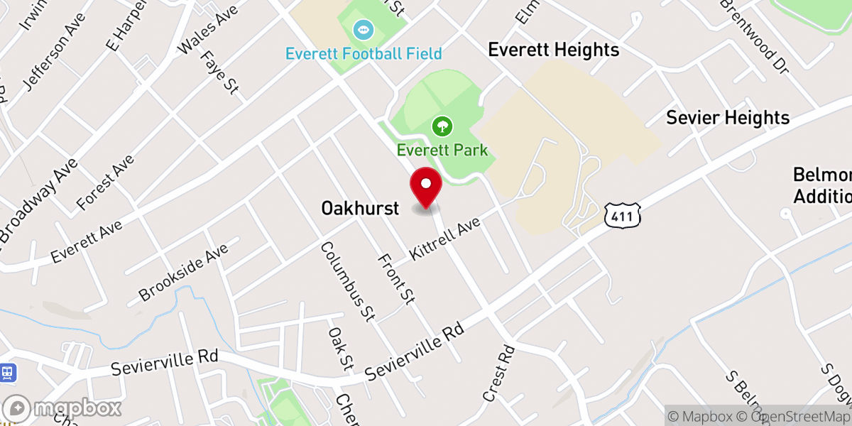 Map showing location of Authentic Church