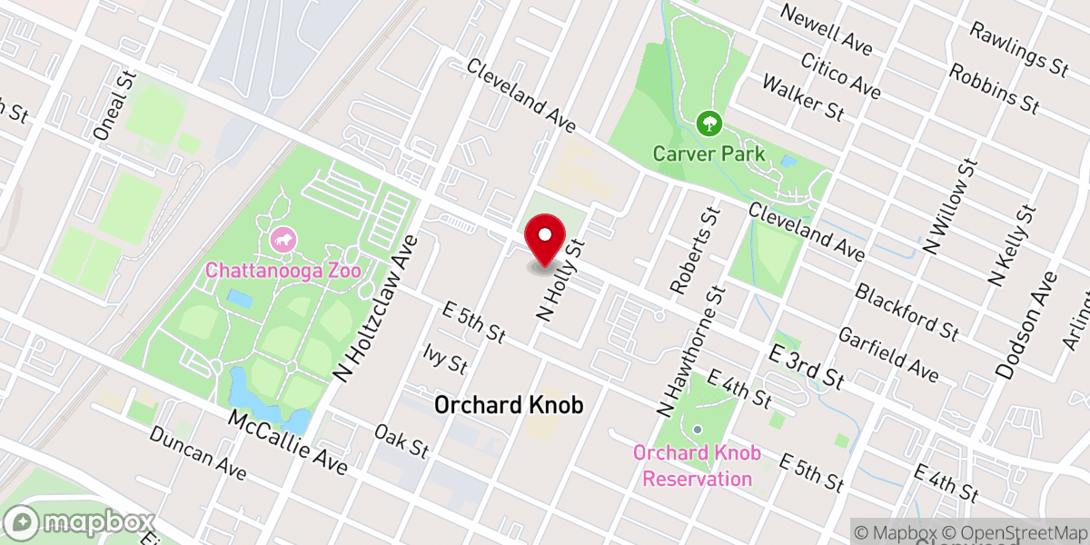 Map showing location of Cleage's Chapel AME Zion Church