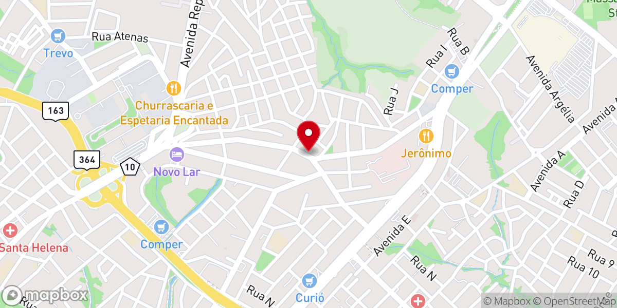 Map showing location of IGREJA BATISTA MEMORIAL