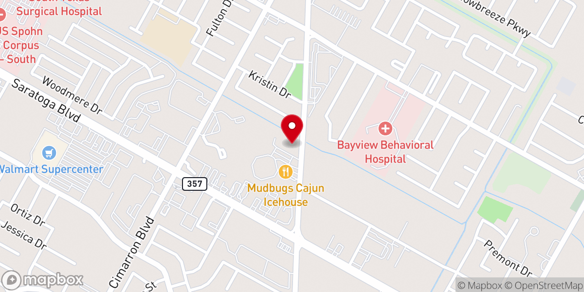 Map showing location of St Mark's Episcopal Church