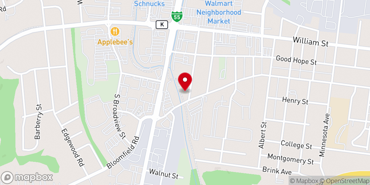 Map showing location of Iglesia El-Shaddai Inc