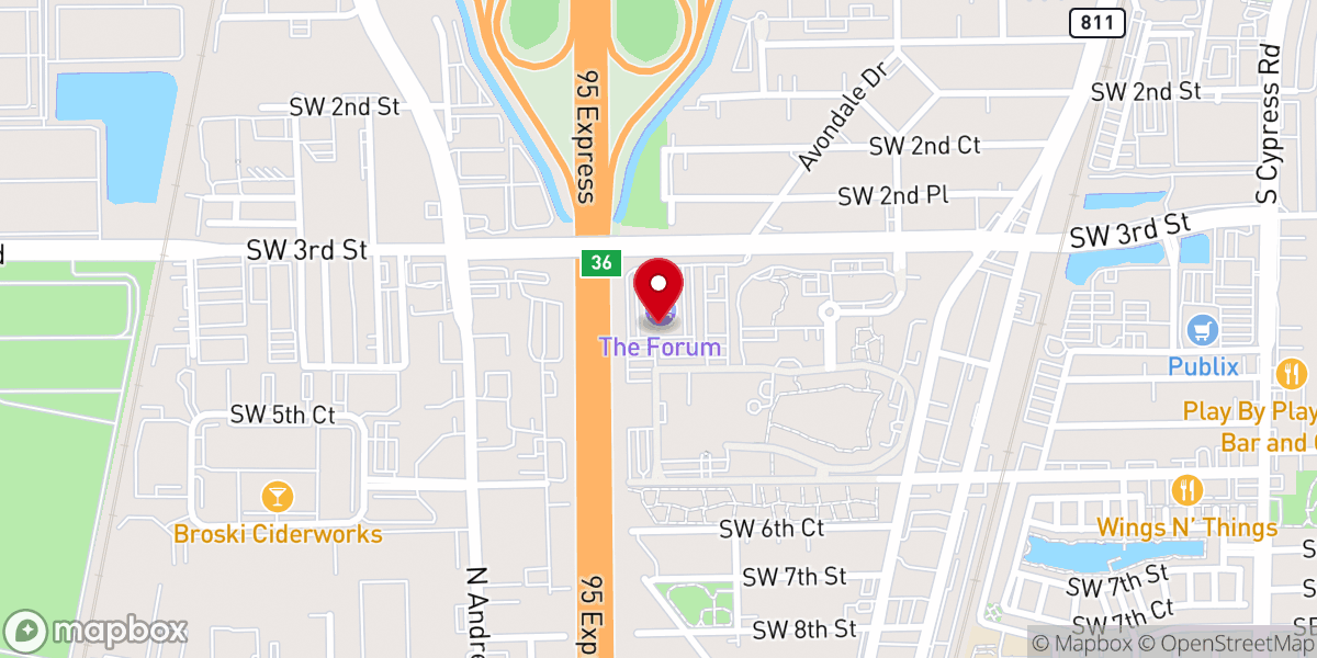 Map showing location of Capilla Calvario