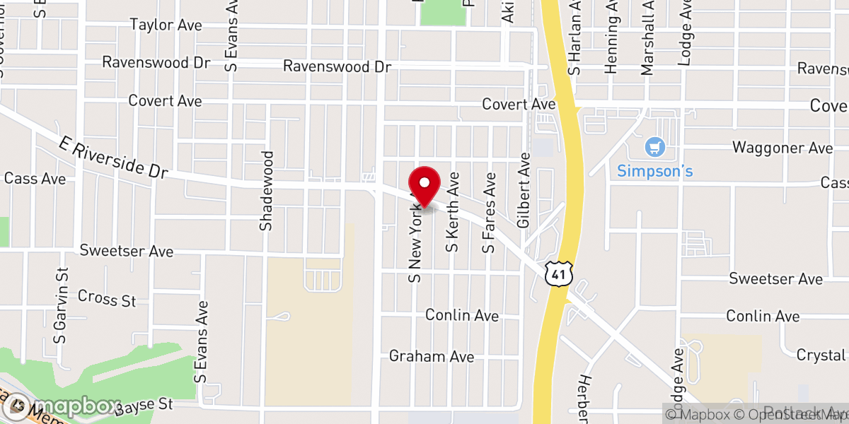 Map showing location of Living Word Fellowship
