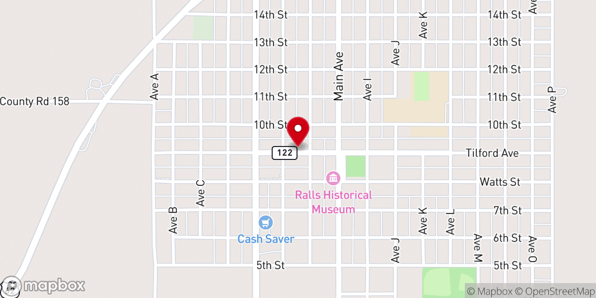Map showing location of Iglesia Bautista Getsemani