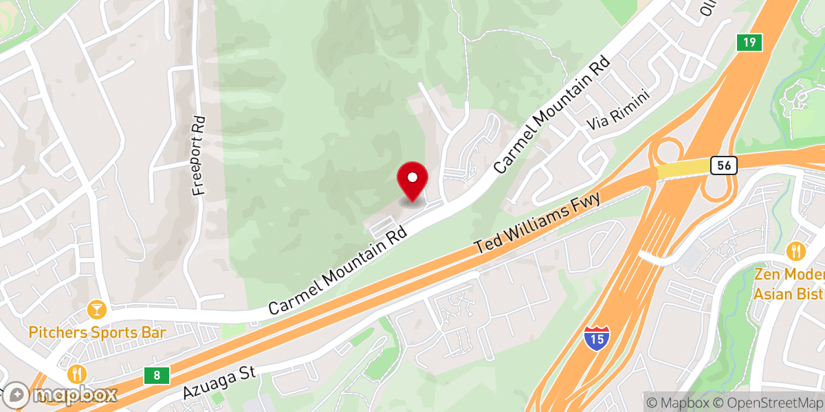 Map showing location of Jesus Culture San Diego