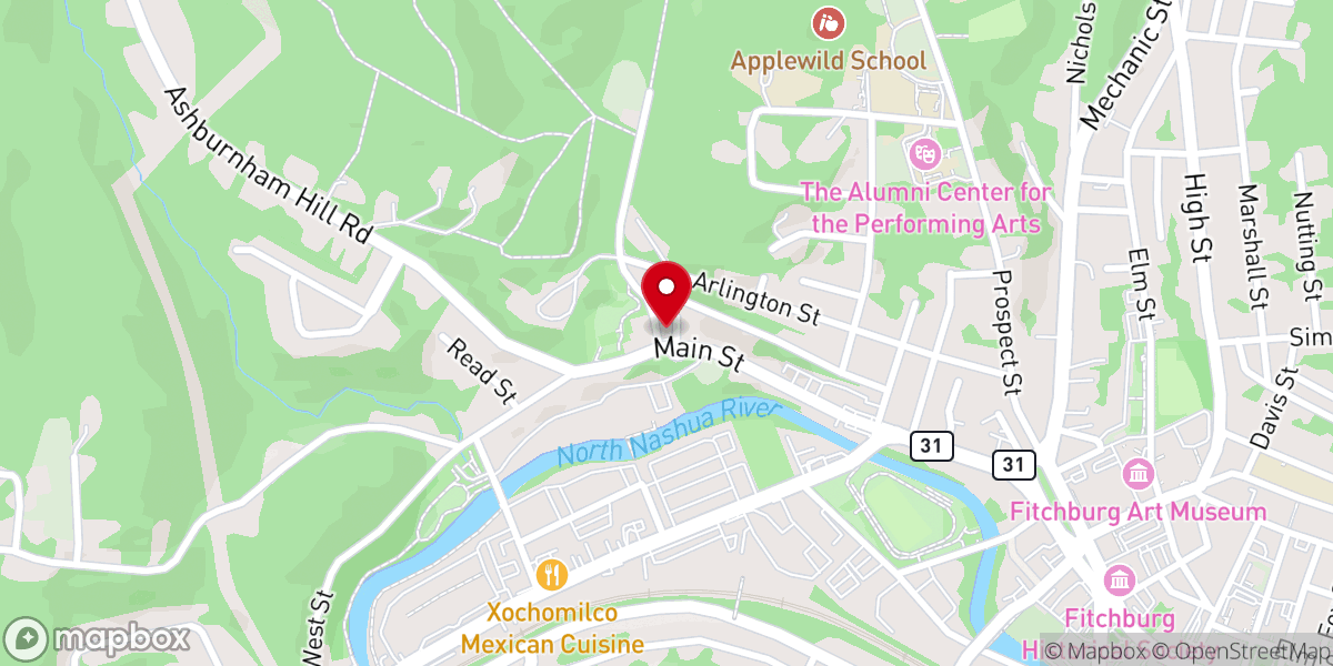 Map showing location of Holy Trinity Greek Orthodox Church