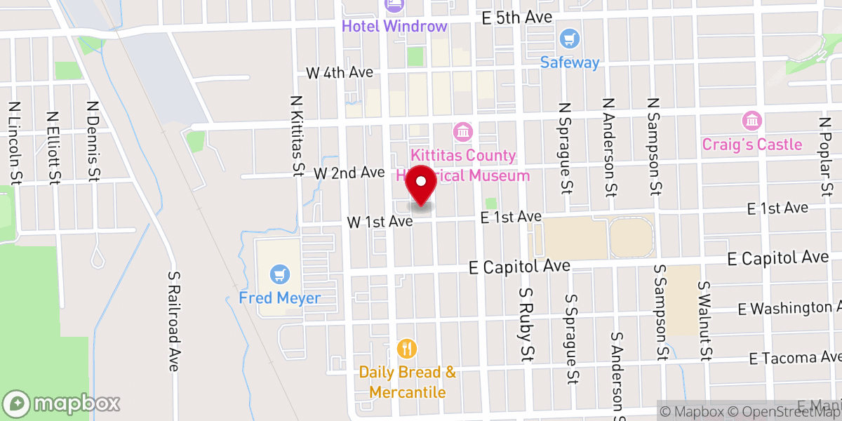 Map showing location of Dick and Jane's Spot
