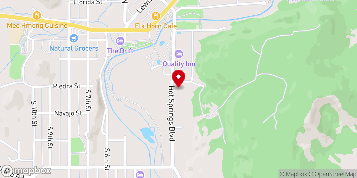 Map showing location of Old Church