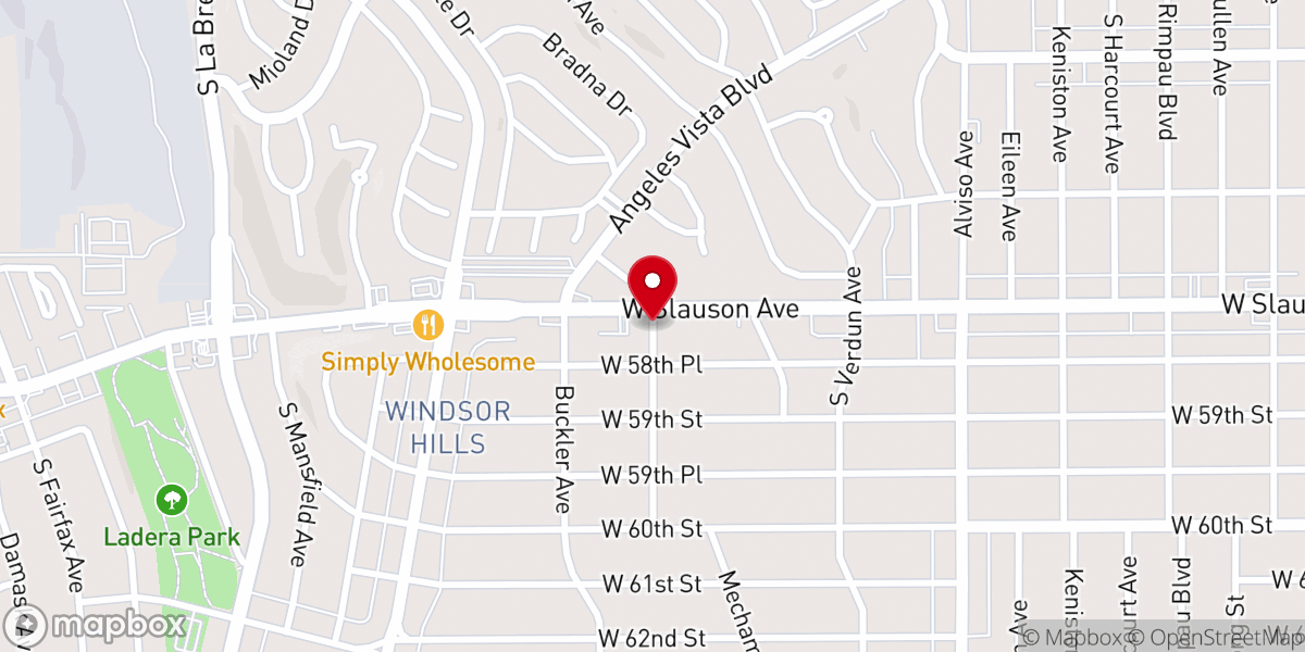 Map showing location of Mount Calvary Episcopal Church