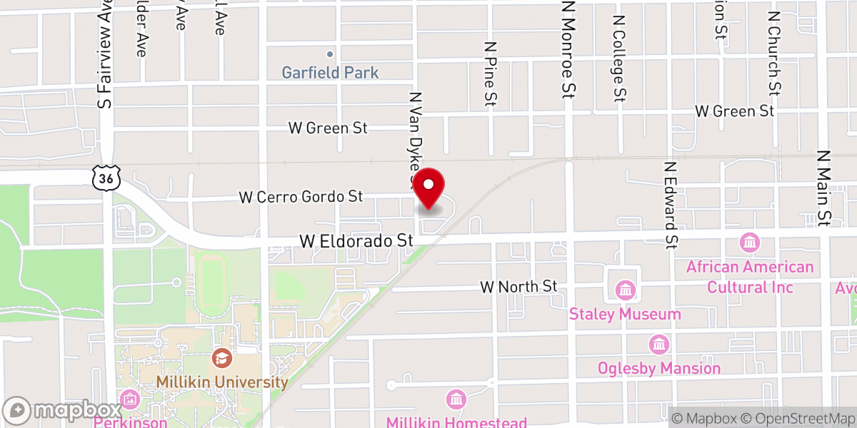 Map showing location of Revival Culture Church