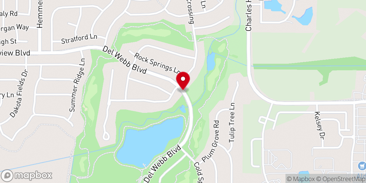 Map showing location of Sun City Huntley