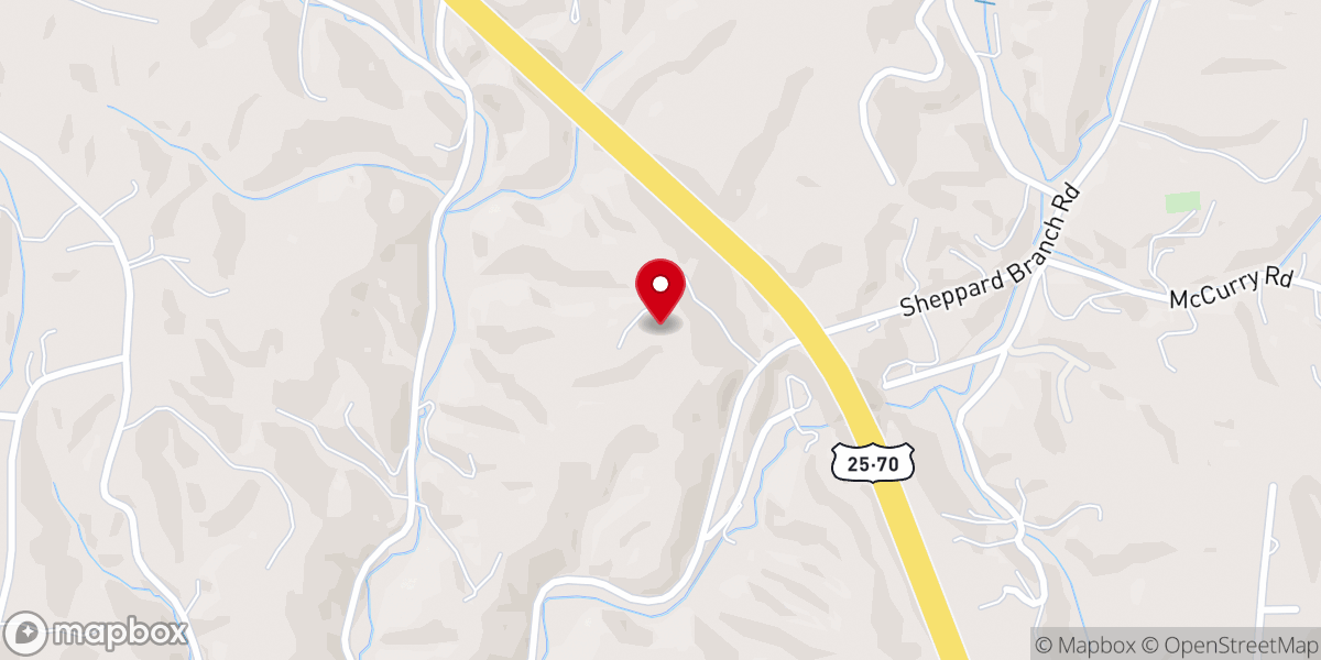 Map showing location of Lewis Farm Weddings and Events
