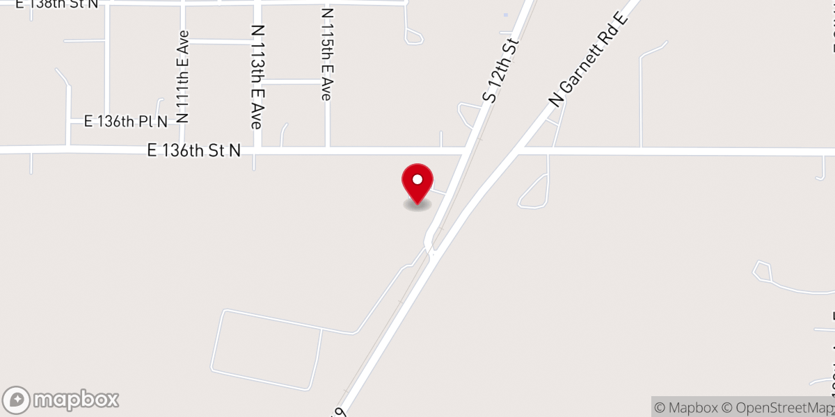 Map showing location of Faith Fellowship Church