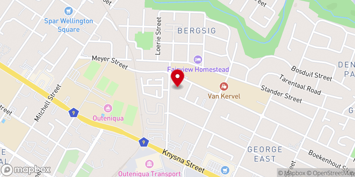 Map showing location of Fundamentele Evangeliese Gemeente