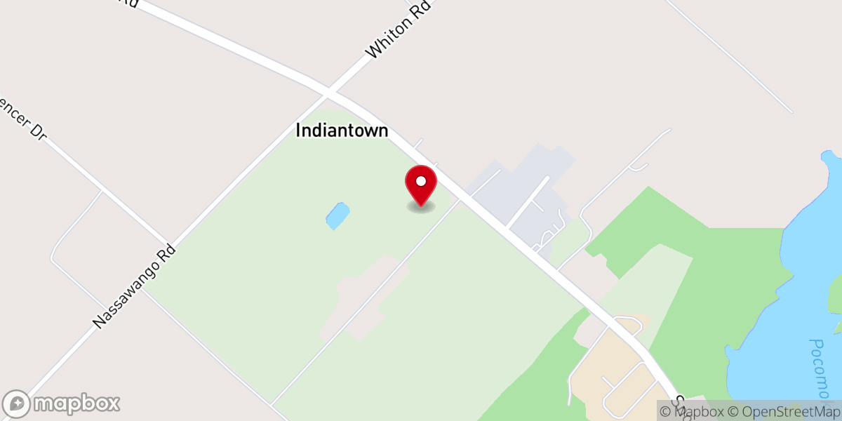 Map showing location of MT Zion Missionary Baptist Church- Snow Hill Incorporated