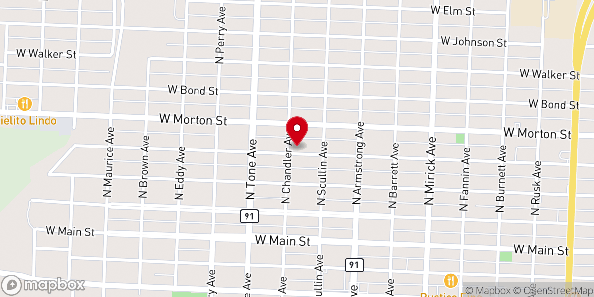 Map showing location of Christian Science Society