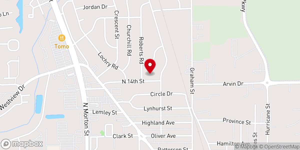 Map showing location of Crossway Bible Church | Franklin, Indiana