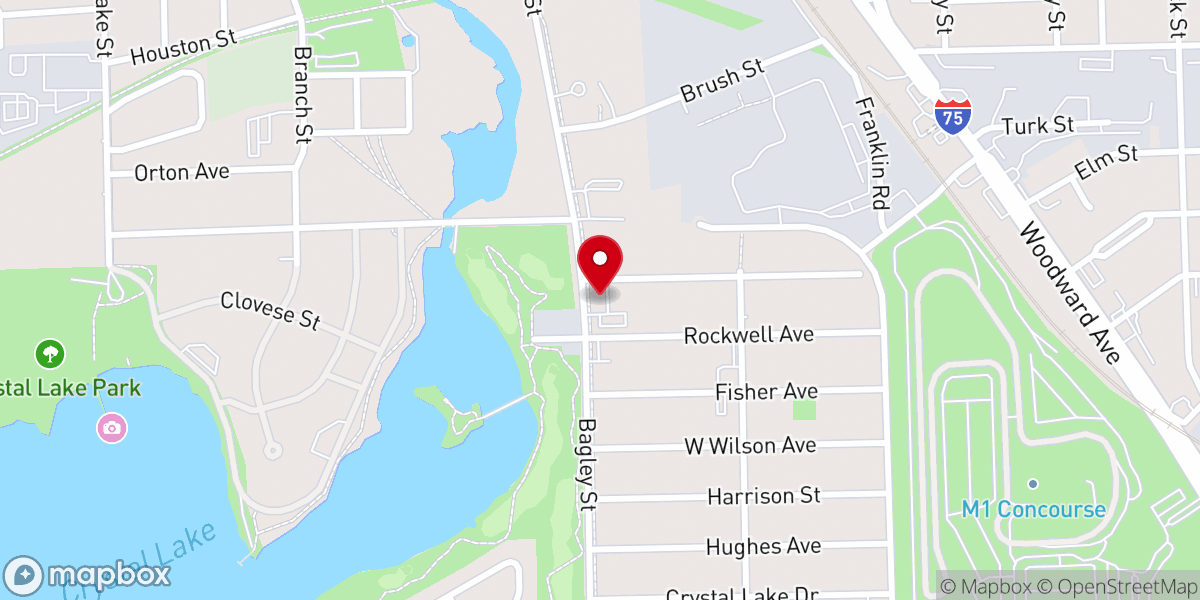 Map showing location of St James Missionary Baptist