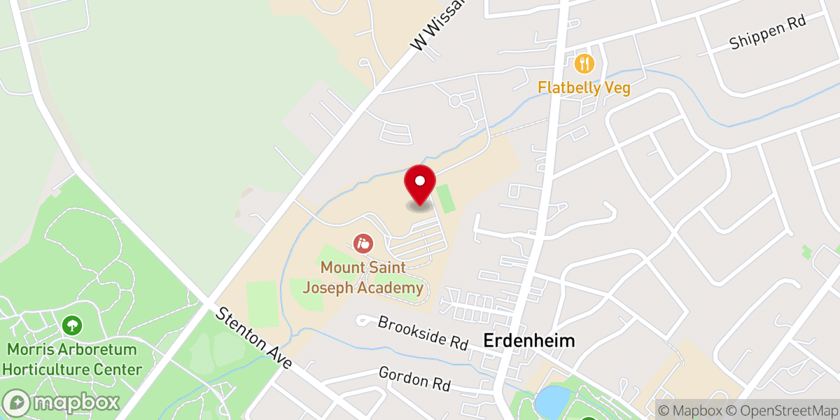 Map showing location of Mount Saint Josephs Convent Church