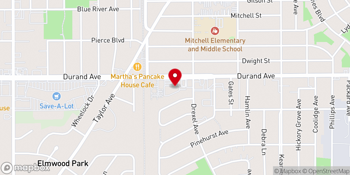 Map showing location of Changing Lives Ministries
