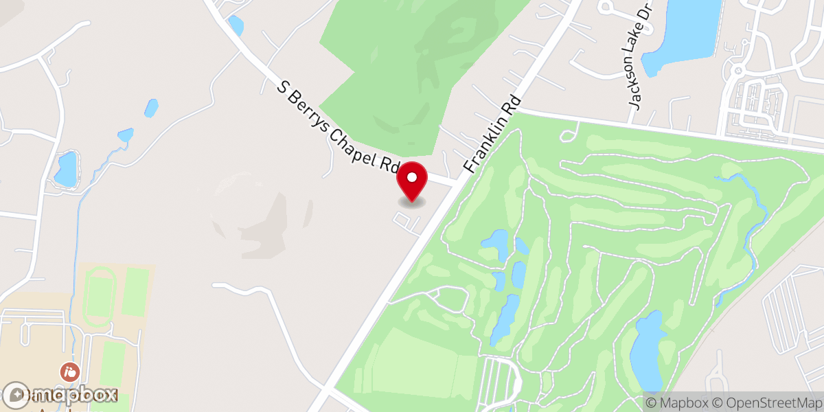 Map showing location of LifePoint Church Franklin Campus