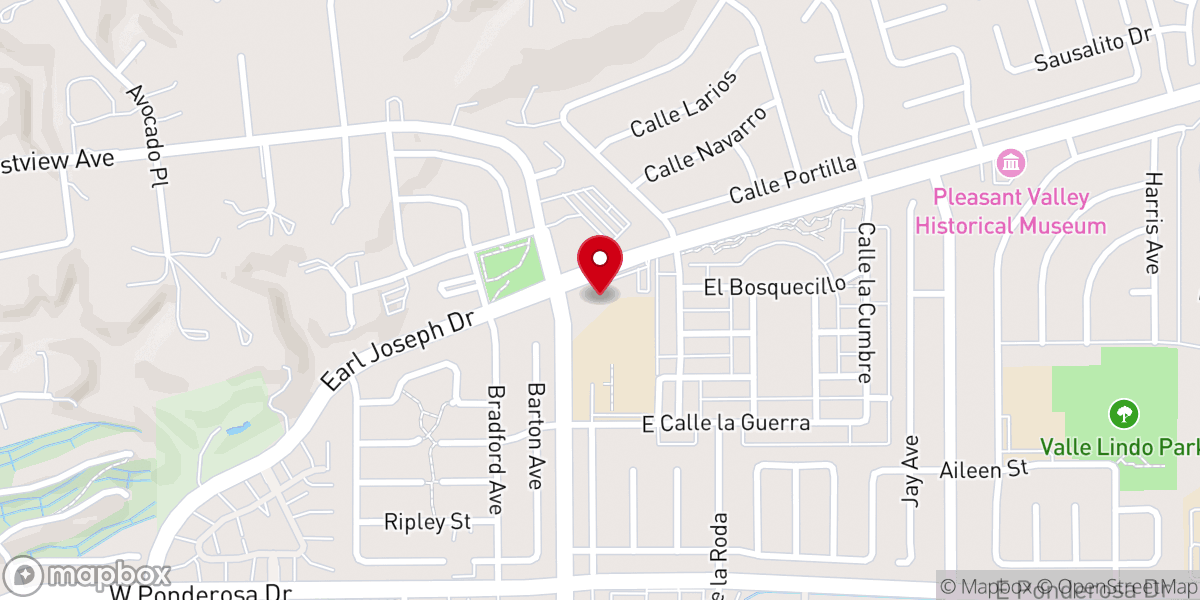 Map showing location of Atria Las Posas