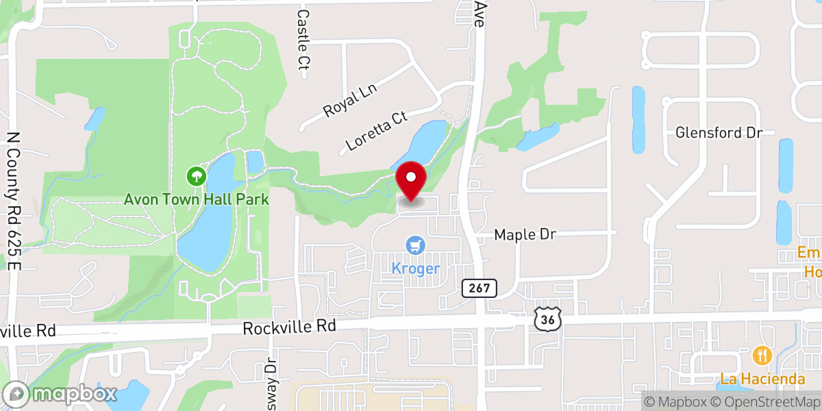Map showing location of New Covenant Church