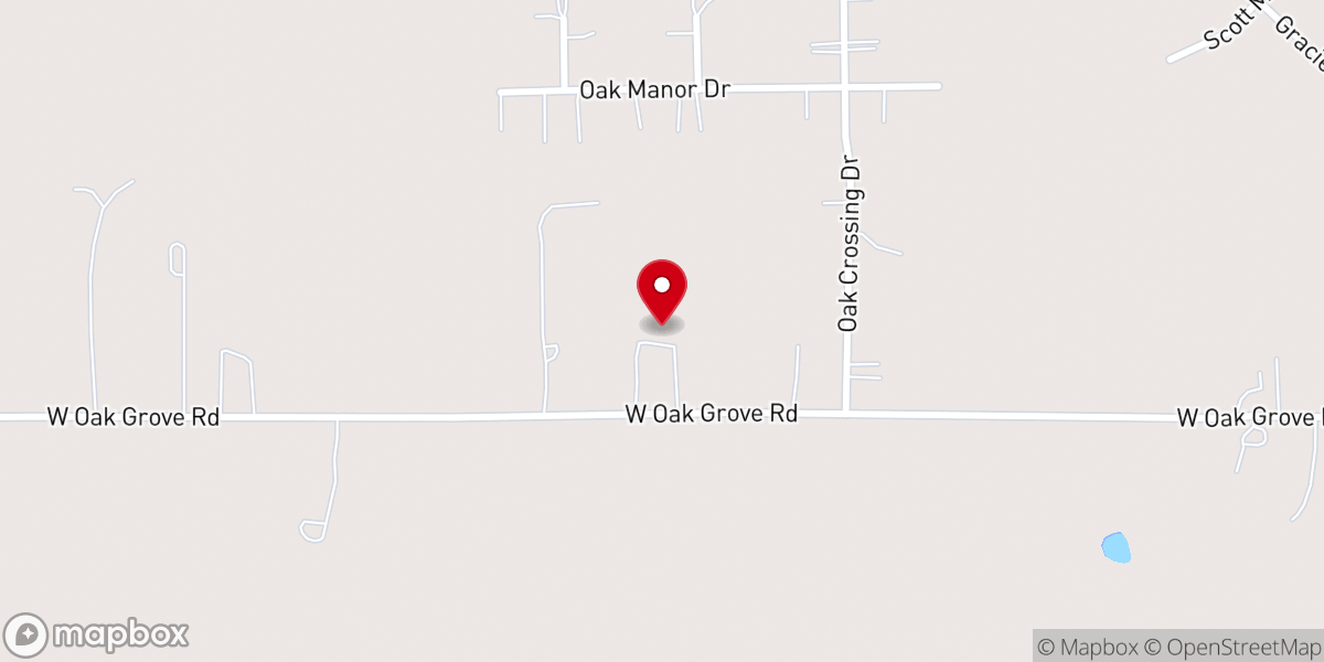Map showing location of Rising Sun Baptist Church
