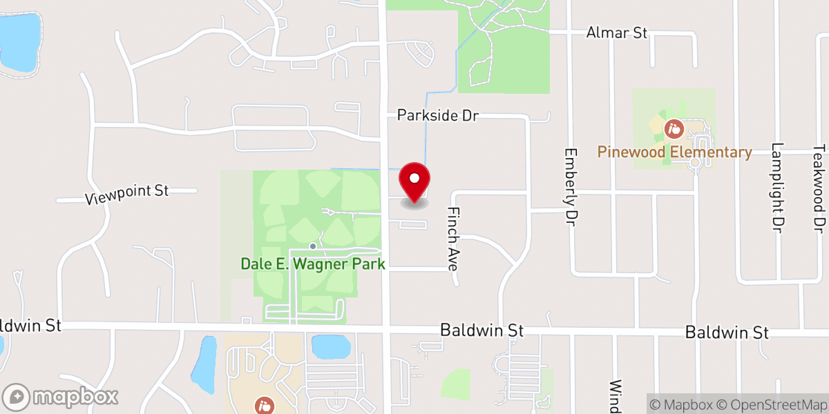 Map showing location of Sunrise Ministries