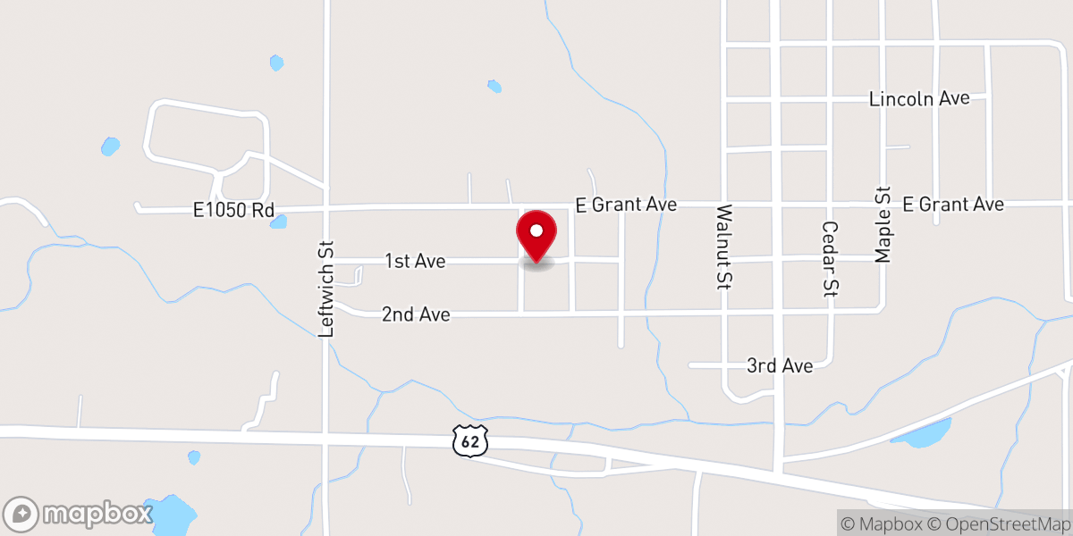 Map showing location of Full Gospel Non Denominational Church