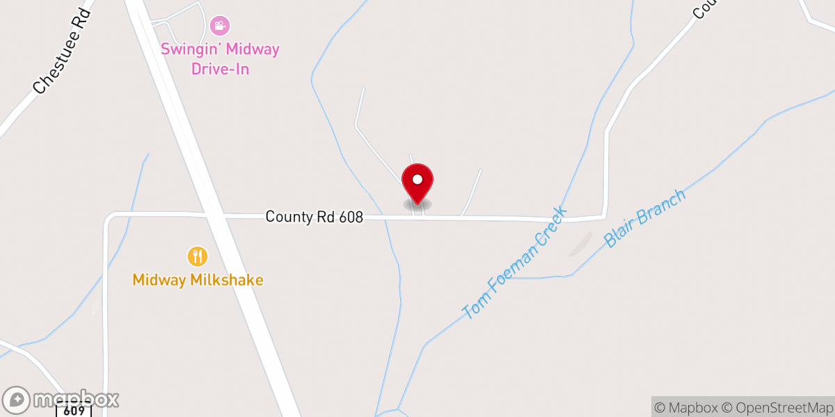 Map showing location of Wellspring Mennonite Church